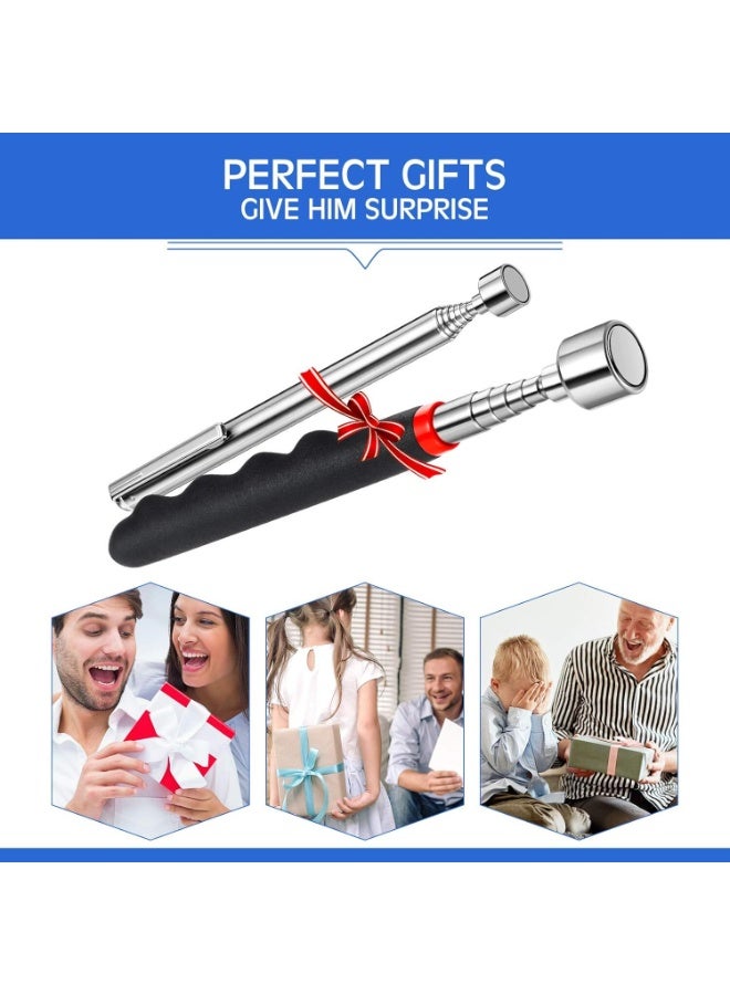FAYET 2 Piece Telescoping Magnetic Pick-Up Tool Set, 20 lb and 1.5 lb Retractable Magnet Sticks for Hard-to-Reach Areas, Durable Stainless Steel Retrieval Tool for Home, Garage and Gifts - Image 5